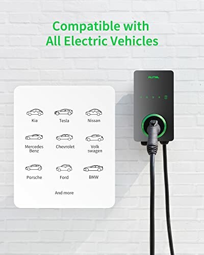 Electric vehicle charger compatible with multiple car brands.